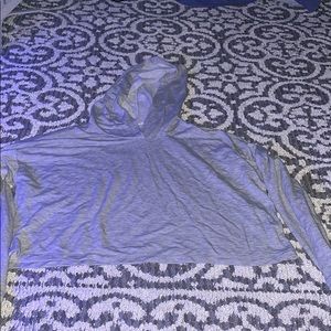 Cropped workout hoodie